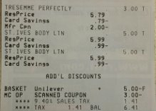 Safeway-Unilever-August-promo-receipt