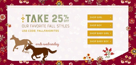 Tea Collection - 25percent off fall styles