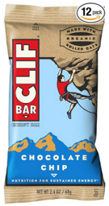 CLIF ENERGY BAR - Chocolate Chip - (2.4 oz, 12 Count)