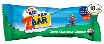 CLIF KID ZBAR - Organic Energy Bar - Oatmeal Cookie, 18 Count