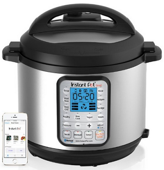 Instant Pot IP-Smart Bluetooth-Enabled Multifunctional Pressure Cooker, Stainless Steel