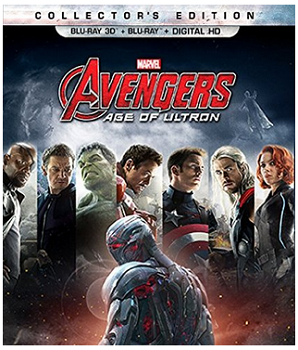 Marvel's Avengers- Age of Ultron 2-Disc BD Combo Pack (3D BD+BD+Digital HD) Blu-ray