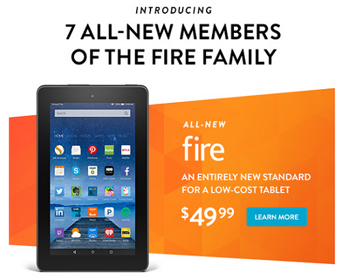 New Kindle Fire Family - Kindle Fire Tablet