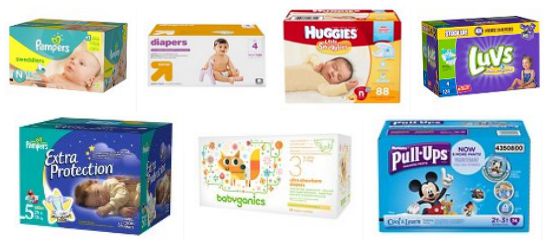 Target- box diapers