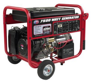 All Power 7,500-Watt Gasoline Powered Portable Generator with Mobility Cart Electric Start