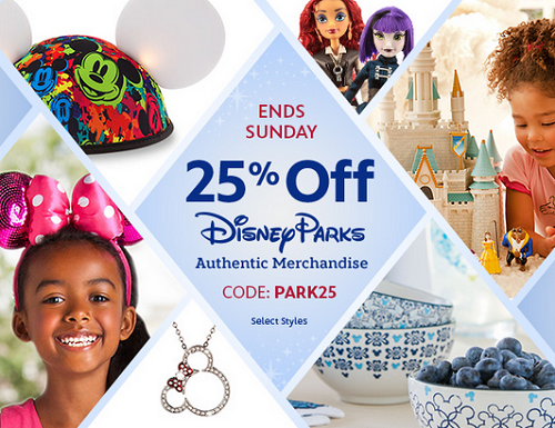 Disney Store - 25percent off Disney Parks merchandise