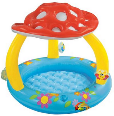 Intex Mushroom Inflatable Baby Pool, 40x35