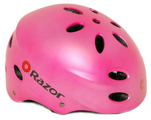Razor V-17 Youth Multi-Sport Helmet, Satin Pink