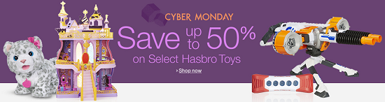 Amazon Cyber Monday - up to 50percent off Hasbro Toys