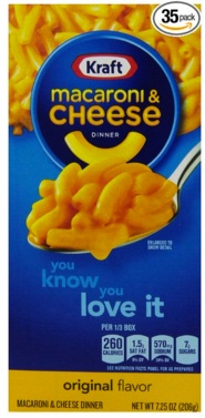 Amazon.com _ Kraft Macaroni and Cheese, 7.25 Ounce Boxes (Pack of 35) _ Grocery & Gourmet Food