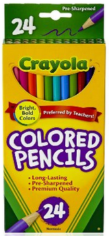 Crayola Colored Pencils, 24 count