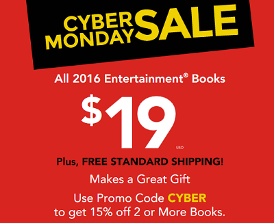 Entertainment Book - 19dollars plus free shipping
