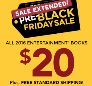 Entertainment Book - Pre-Black Friday extended