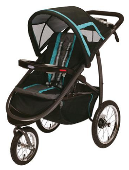 Graco FastAction Fold Click Connect Jogger Stroller, Tidal Wave