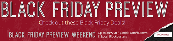 Groupon - Black Friday Preview Weekend