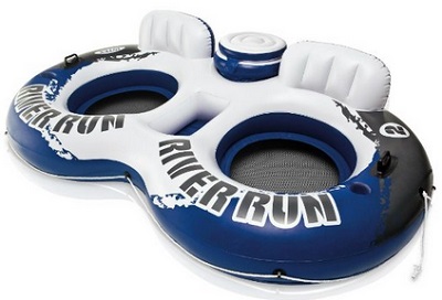 Intex River Run II Sport Lounge, Inflatable Water Float, 95.5 X 62
