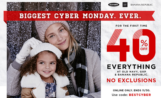 Old Navy - Cyber Monday
