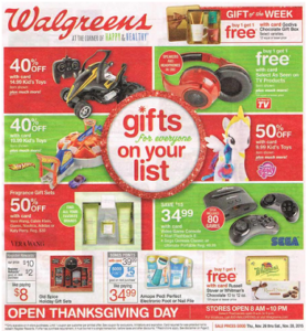 Walgreens Black Friday ad 2015