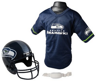 Franklin Sports Seahawks NFL Replica Youth Helmet and Jersey Set
