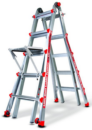 Little Giant Alta One 22 Foot Ladder with Work Platform (250-lb. Weight Rating, Type 1 14016-104)