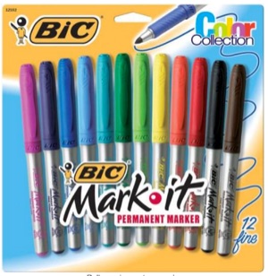 BIC-Mark-It-Permanent-Markers
