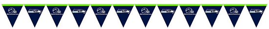Creative Converting Seattle Seahawks Flag Banner Decoration