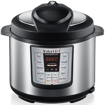 Instant Pot IP-LUX50 6-in-1 Programmable Pressure Cooker, 5Qt-900W, Stainless Steel Cooking Pot and Exterior