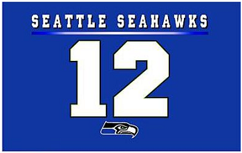 NEOPlex 3' x 5' Flag - Seattle Seahawks 12th Man