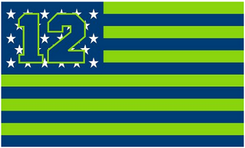 NEOPlex 3' x 5' Flag - Seattle Seahawks in Stars and Stripes