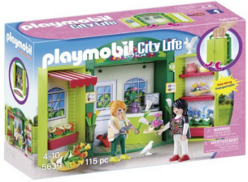 PLAYMOBIL Flower Shop Play Box Building Kit