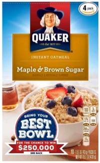 Quaker-Maple-Brown-Sugar-Oatmeal