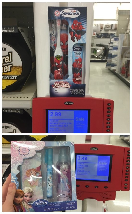 target-christmas-clearance-frozen-spiderman-spin-brush-gift-sets
