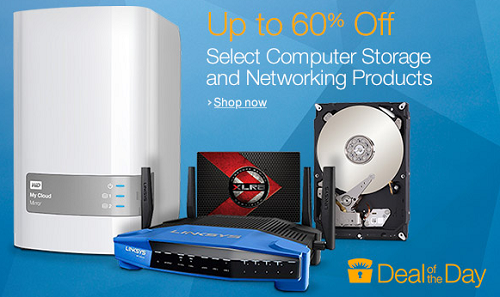 Amazon Gold Box - Up to 60percent off Computer Storage and Networking Products