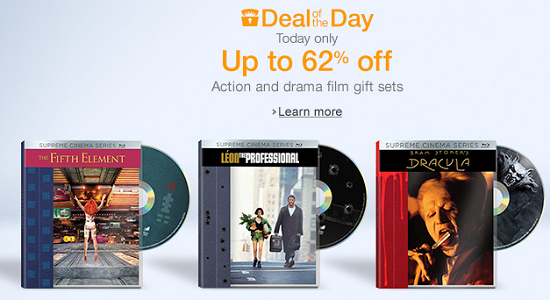 Amazon Gold Box - Up to 62percent Off Action and Drama Film Gift Sets