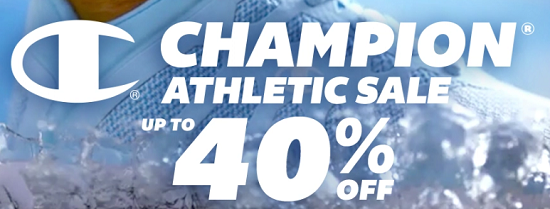 Champion Athletic Sale up to 40percent off