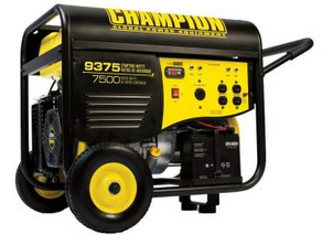 Champion Power Equipment 7,500-9,375-Watt Electric Start Gasoline-Powered Generator with 25 ft. Cord