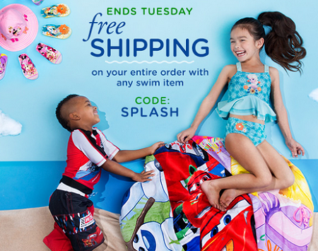 Disney Store - free shipping with swim item