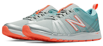 New Balance 811 Women's Cross-Training Shoe - grey with teal and coral