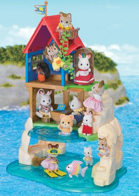 Calico Critters Secret Island Playhouse Toy