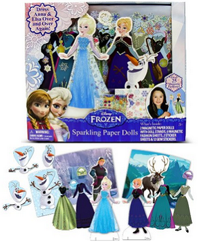 Disney Frozen Sparkling Paper Dolls by Tara Toy