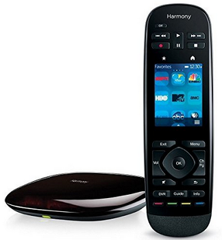 Logitech Harmony Ultimate Remote with Customizable Touch Screen and Closed Cabinet RF Control - Black (915-000201)
