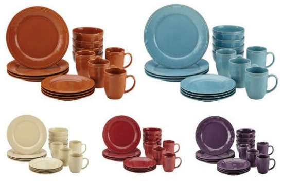 Rachael Ray Cucina 16-Piece Stoneware Dinnerware Set