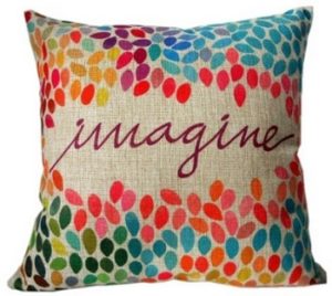 Showutheworld Cotton Linen Square Decor Throw Pillow Case Cushion Cover Colorful Imagine 18in