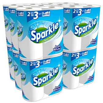 Sparkle Paper Towels, 24 Giant Rolls, Pick-A-Size
