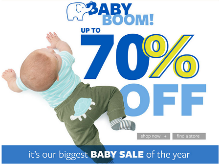 Carter's - Baby Boom up to 70percent off