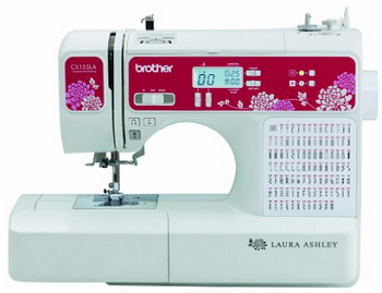Laura Ashley Limited Edition CX155LA Computerized Sewing & Quilting Machine with Built-in Font for Basic Monogramming