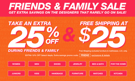 Macy's - Friends and Family 4-25-16