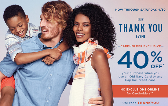 Old Navy - thank you event