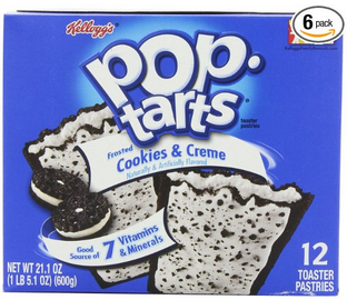 Pop-Tarts, Frosted Cookies & Cream, 12-Count Tarts (Pack of 6)