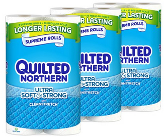 Quilted Northern Ultra Soft & Strong, 24 Supreme (90+ Regular) Rolls TOILET PAPER